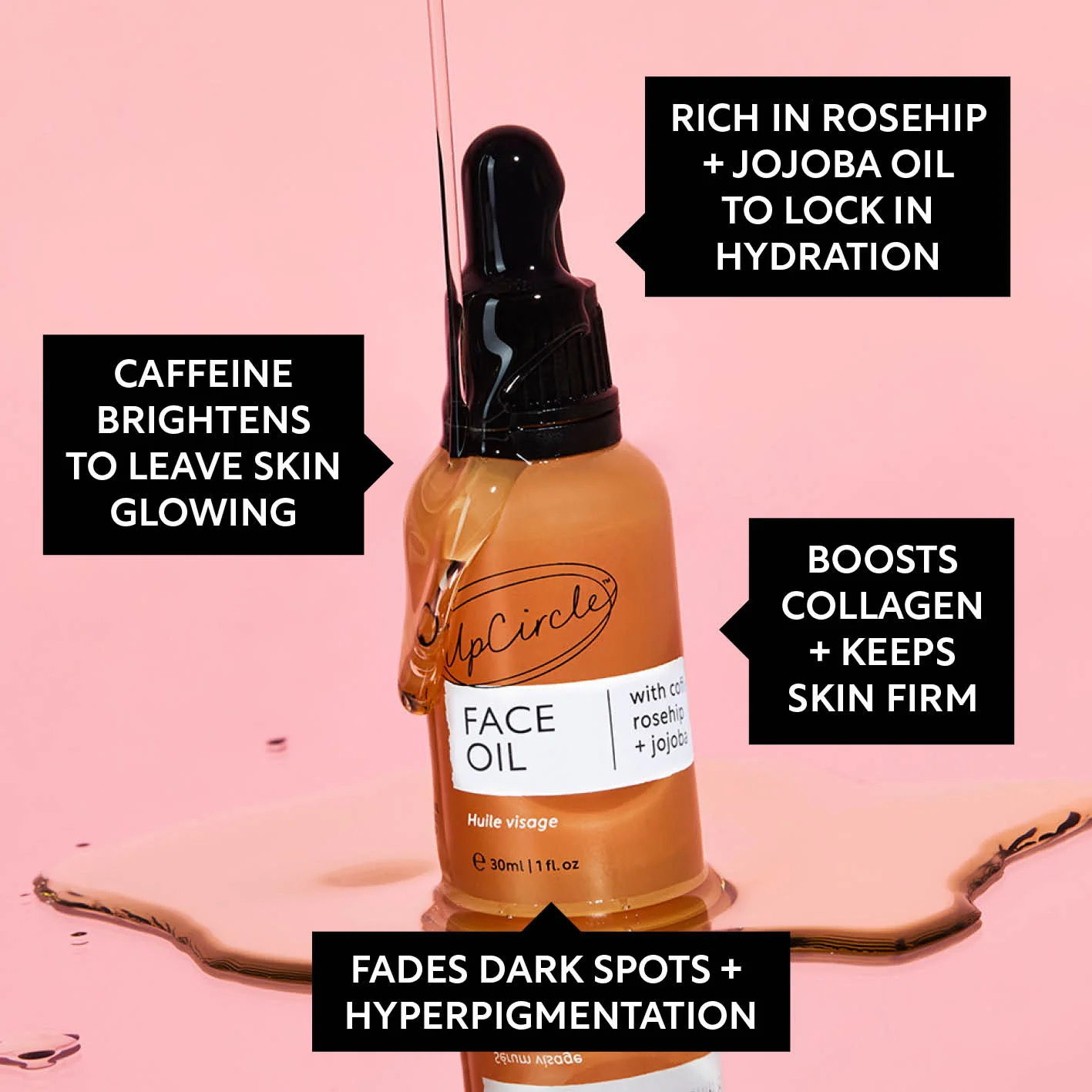 Organic Face Oil with Coffee Extract - Travel Size - Image 5