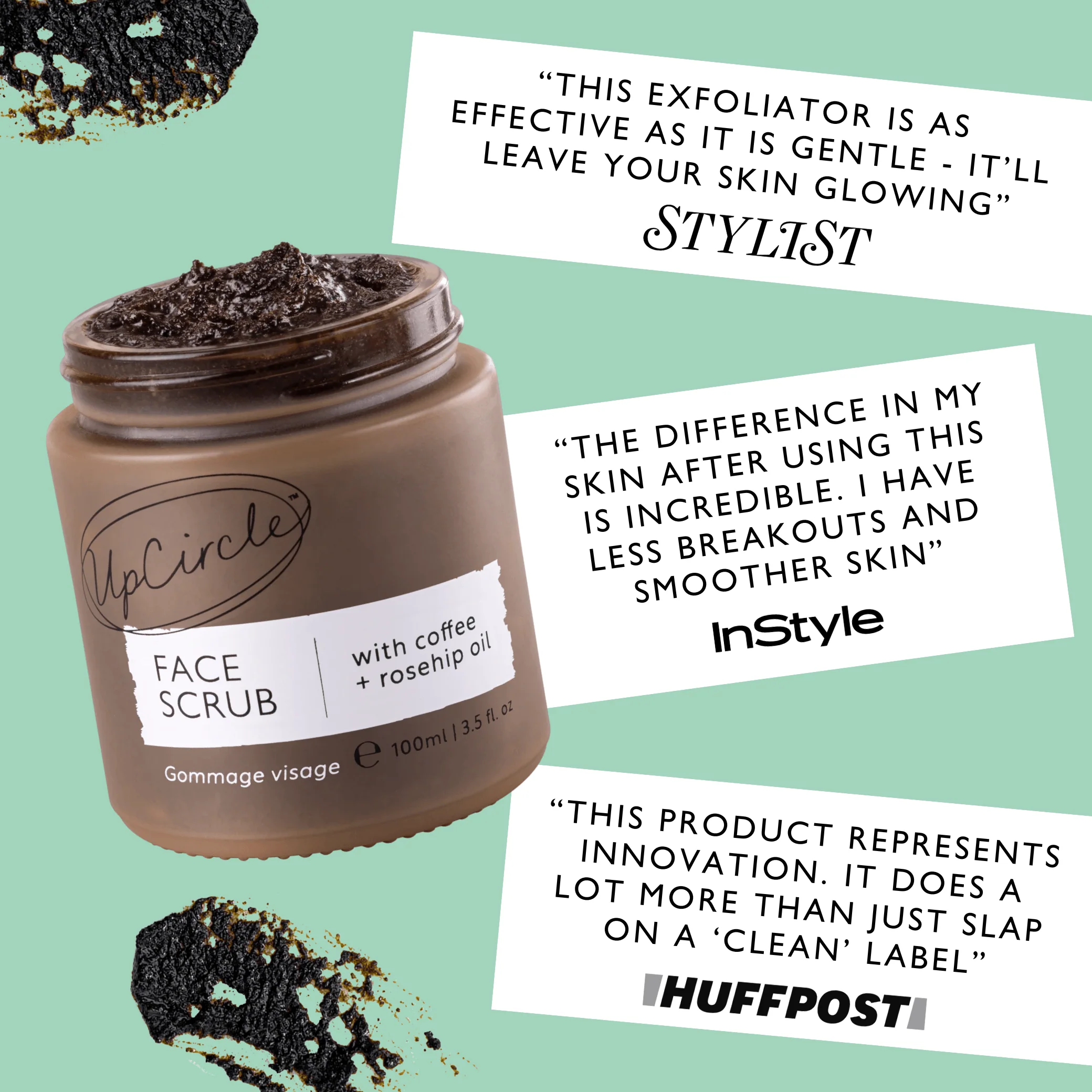 Face Scrub with Coffee + Rosehip Oil - Image 6