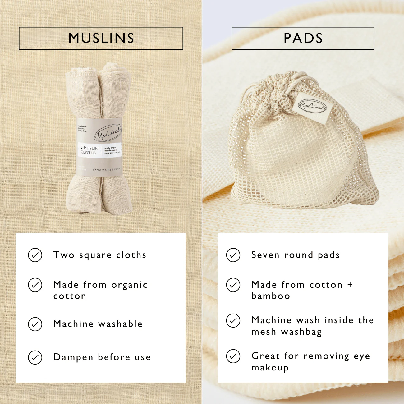 Cotton + Bamboo Makeup Remover Pads - Image 9