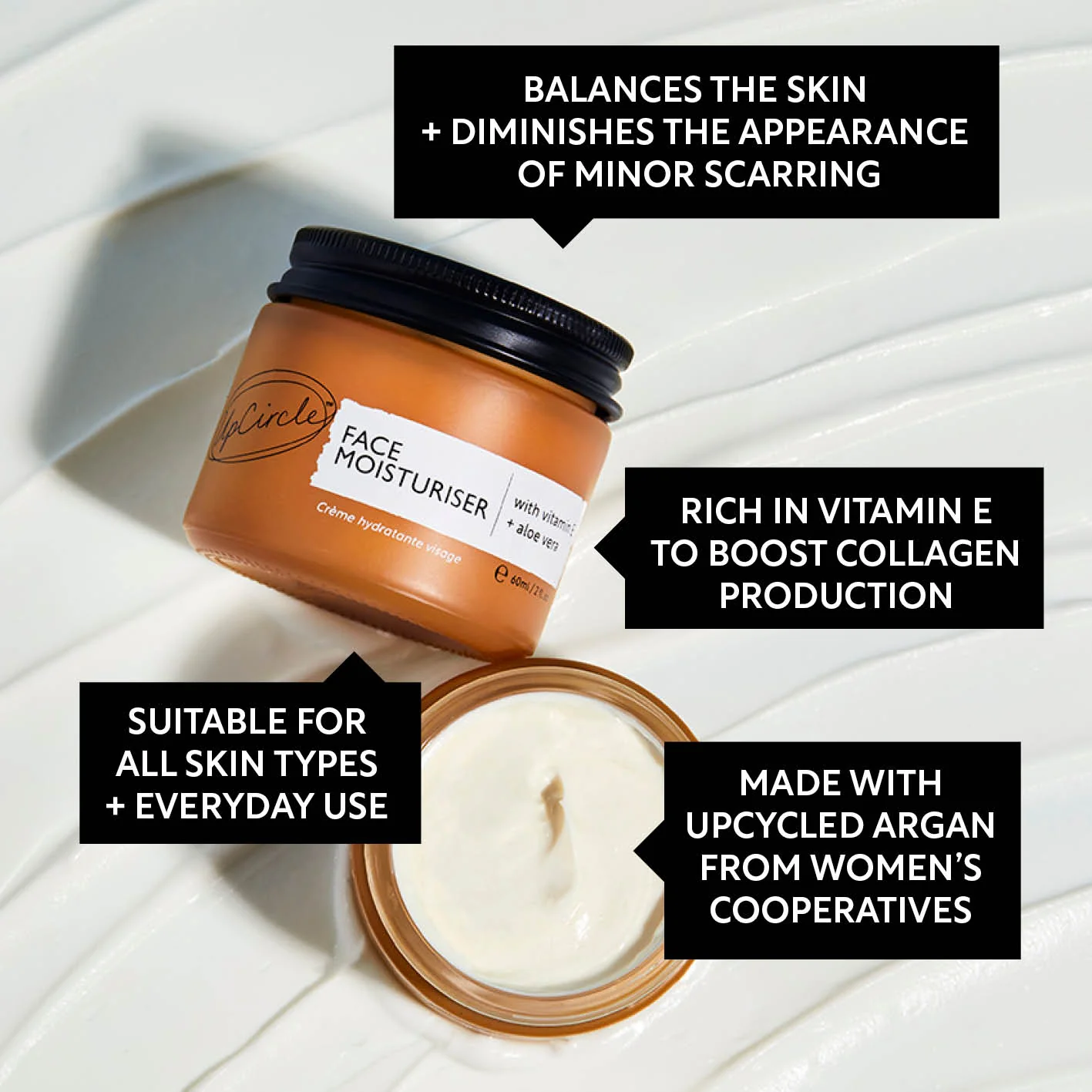 Face Moisturiser with Vitamin E - Image 5