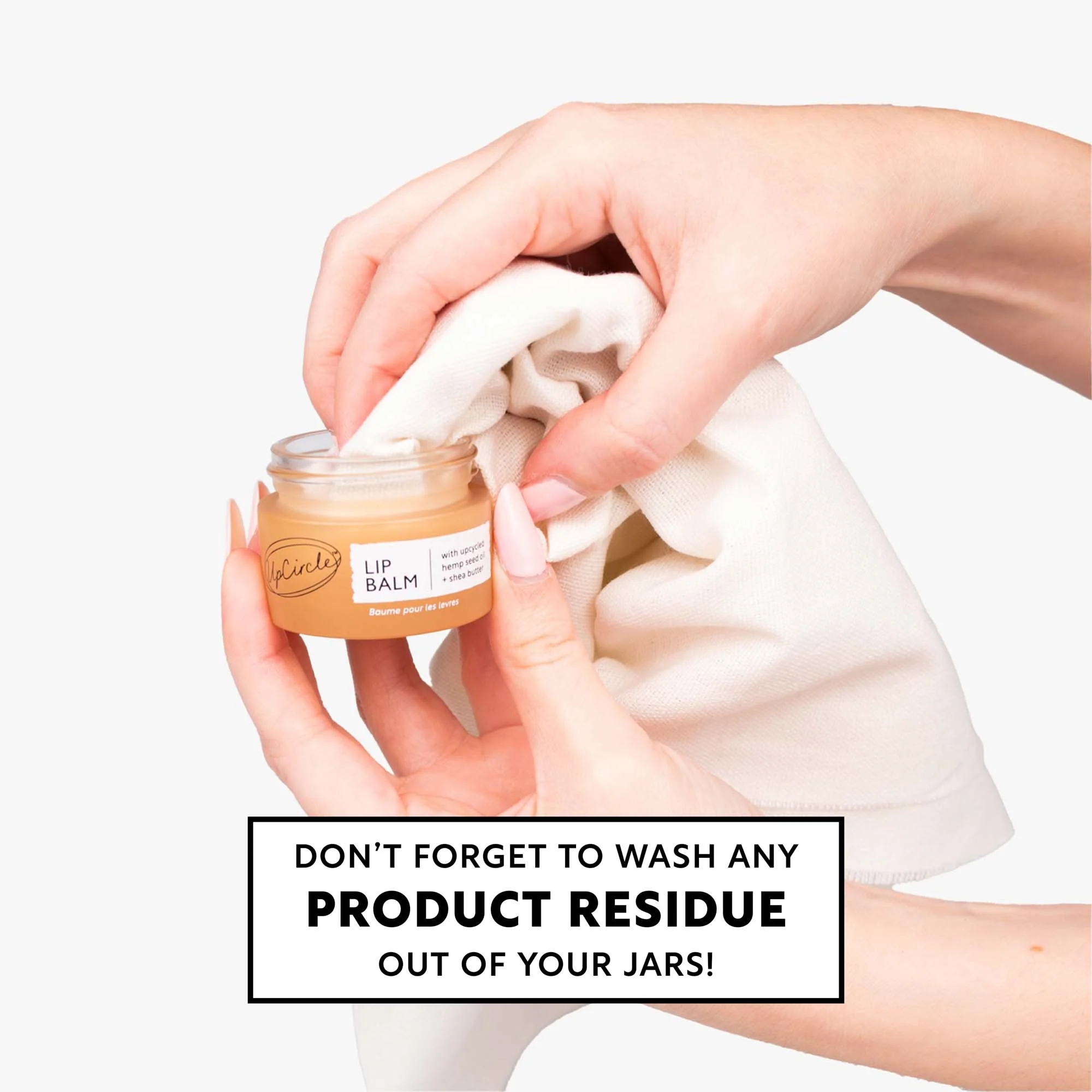 RETURN + REFILL Lip Balm with Hemp Seed Oil + Shea Butter - Image 3