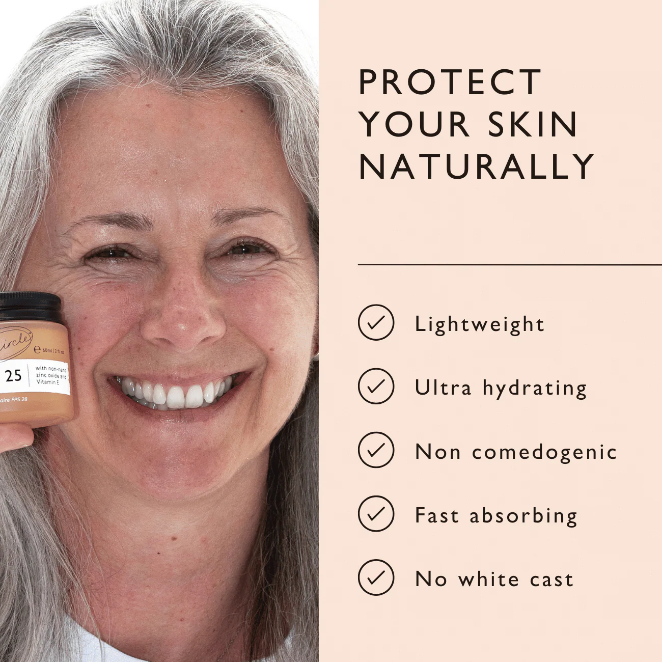 SPF 25 Mineral Sunscreen - Travel Size - Image 4
