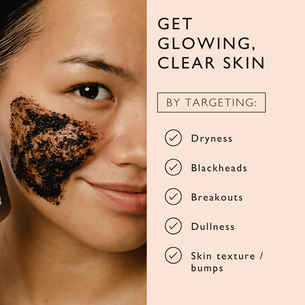 Face Scrub with Coffee + Rosehip Oil - Image 3