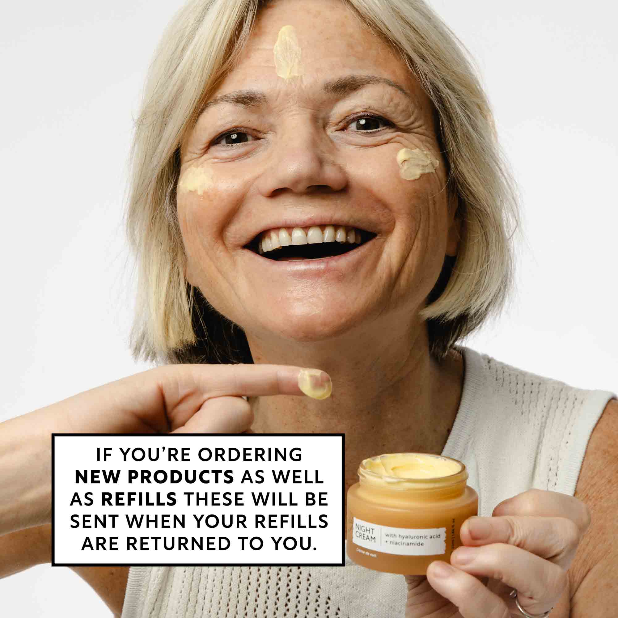 RETURN + REFILL Night Cream with Hyaluronic Acid + Niacinamide - ON PAUSE - Image 5
