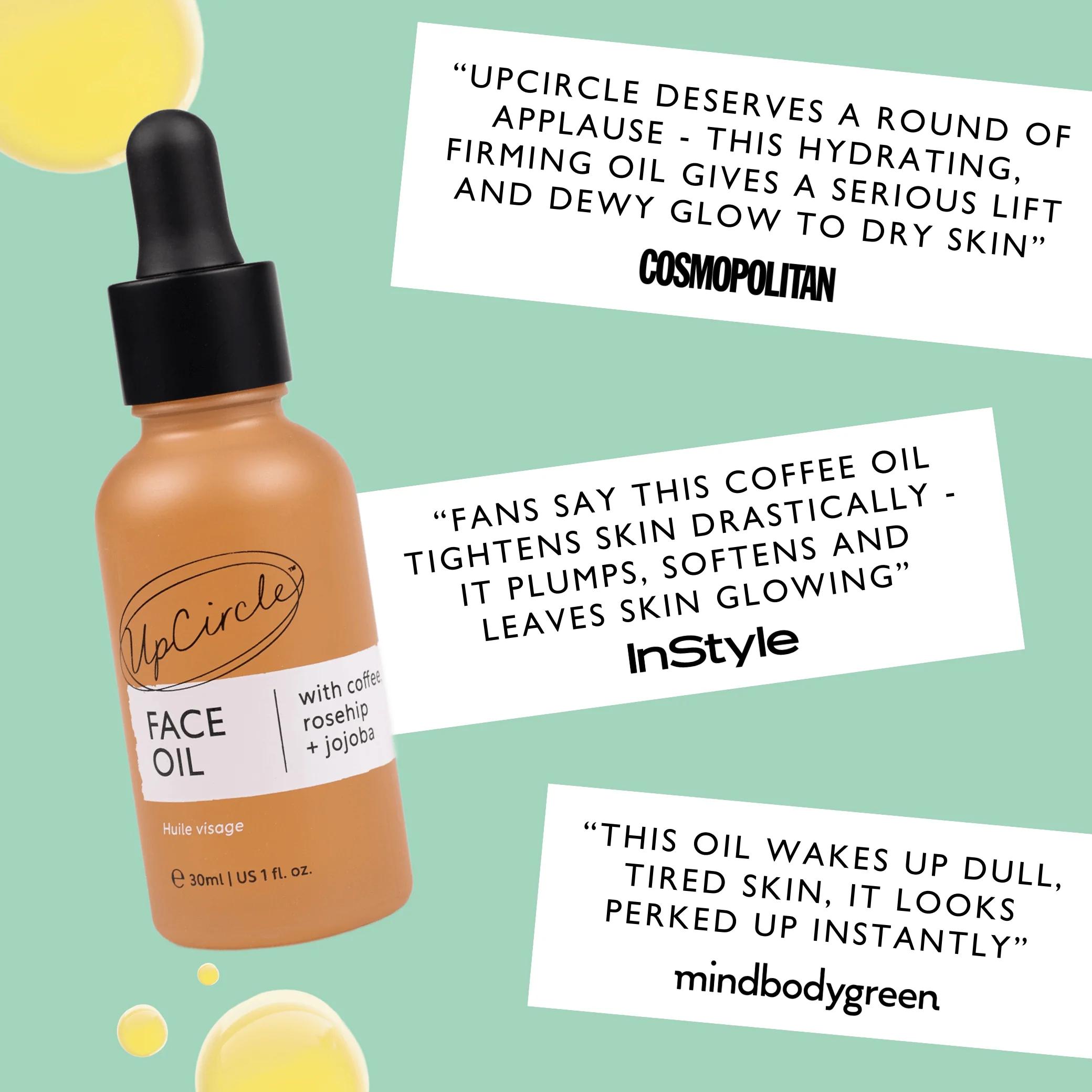 Organic Face Oil with Coffee Extract - Image 3