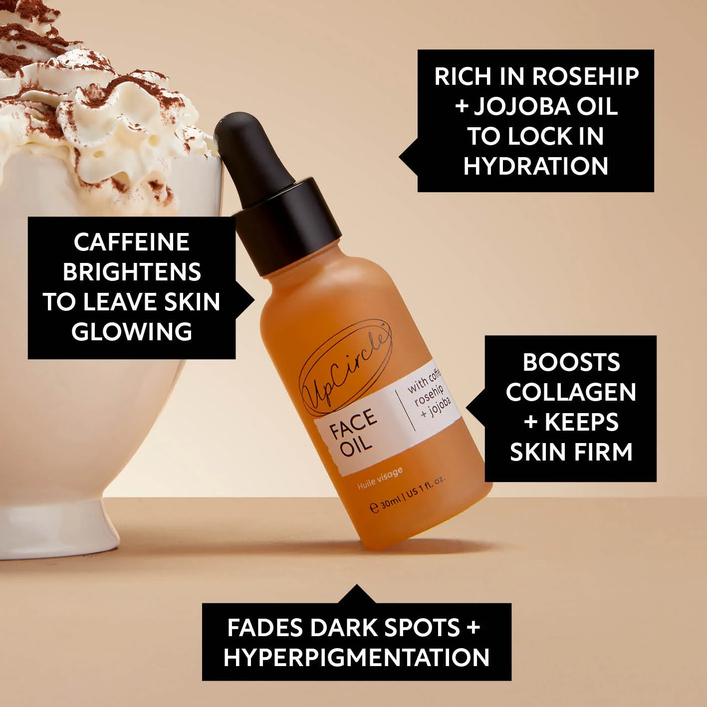 Organic Face Oil with Coffee Extract - Image 4