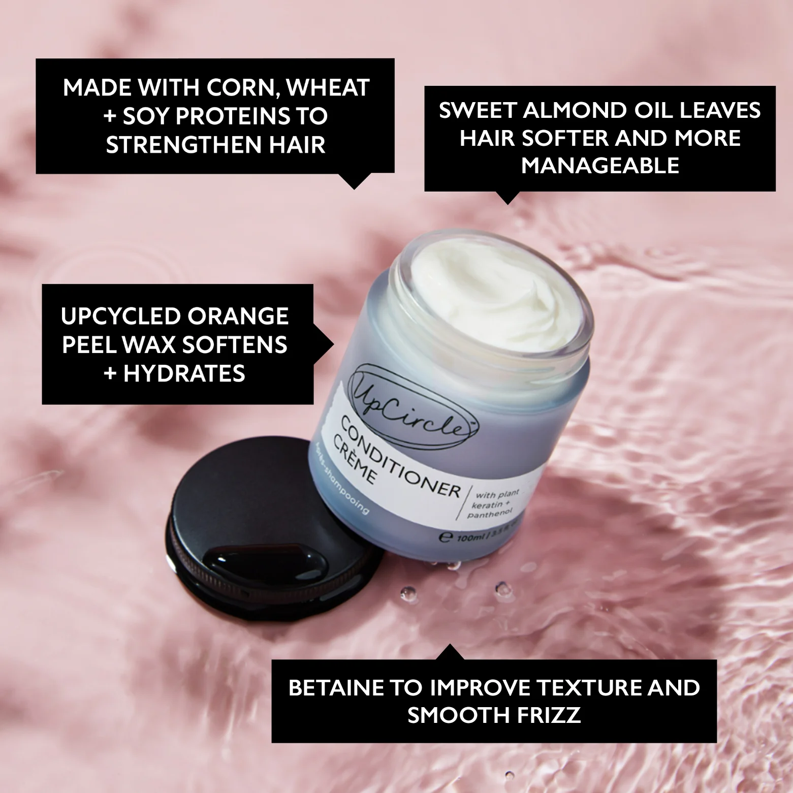 Conditioner Crème with Plant Keratin + Panthenol - Image 6