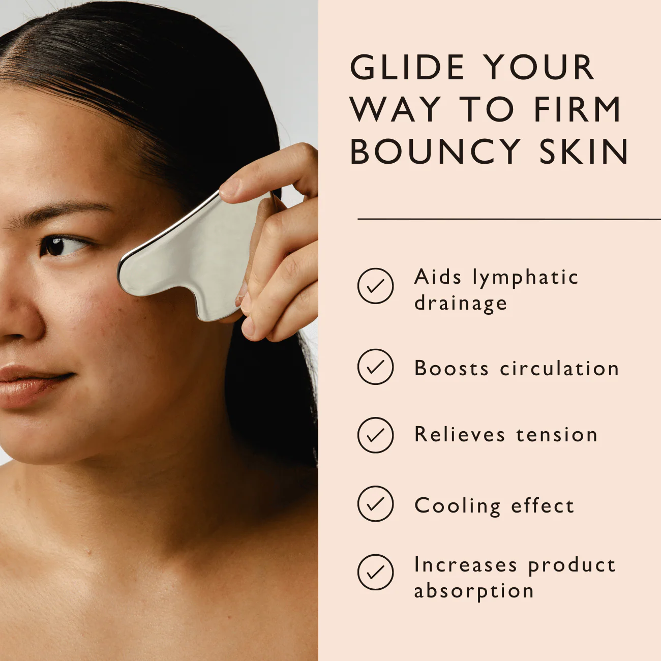 Gua Sha Facial Massage Stone - Image 4
