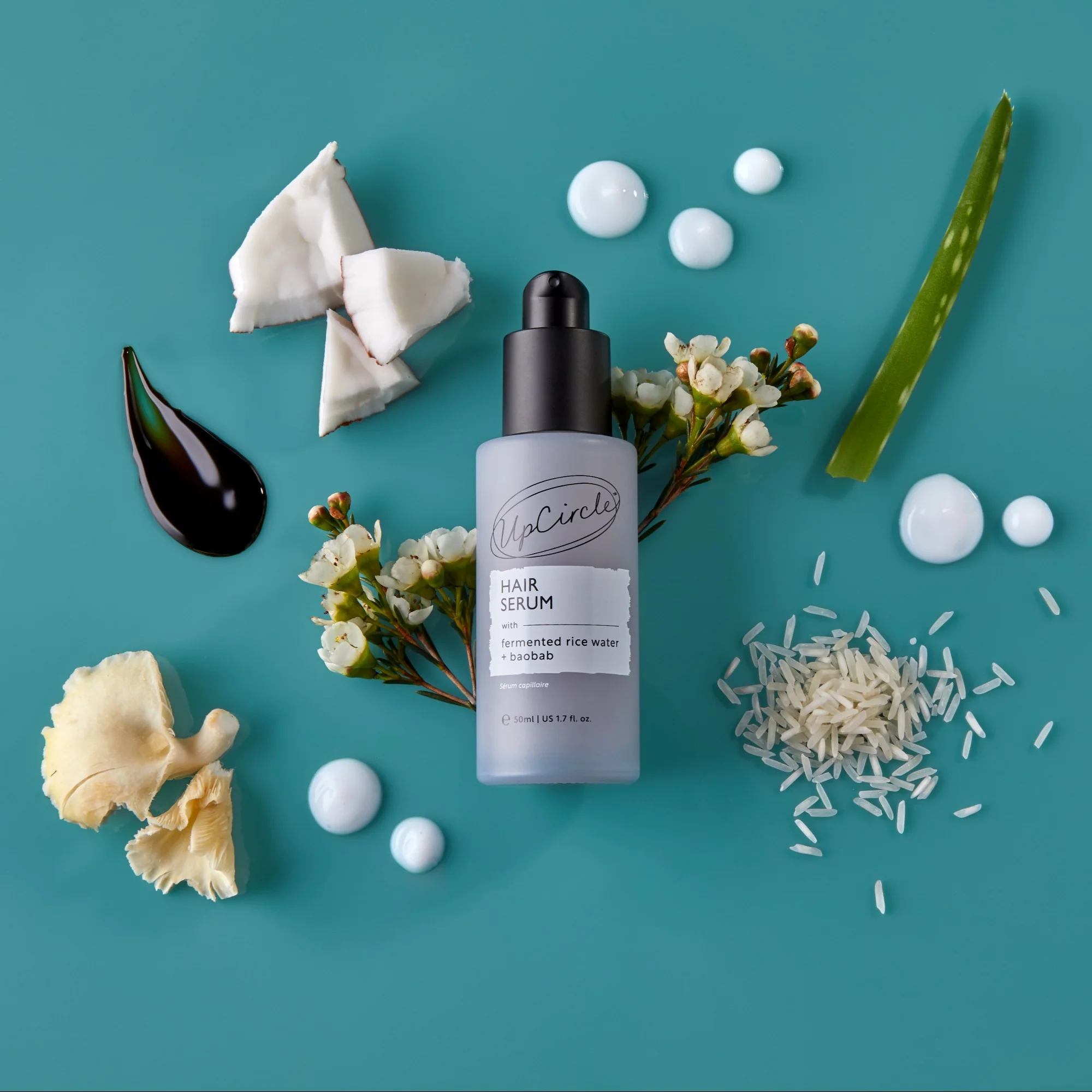 Hair Serum with Fermented Rice Water + Baobab - Image 10